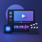 AI Video Maker app creating video with artificial intelligence interface